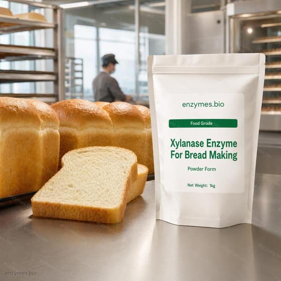 Xylanase Enzyme For Bread Making - 5,500 u/g Powder