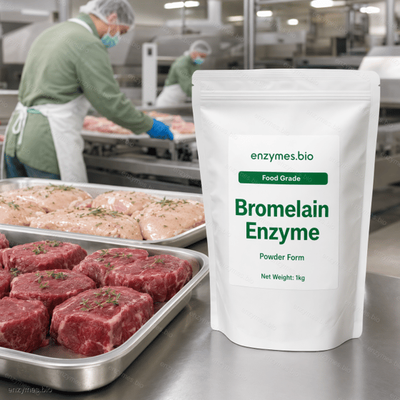 Bromelain Enzyme Powder 100 000U/g Pineapple Enzyme Food Grade Biological Enzyme Preparation