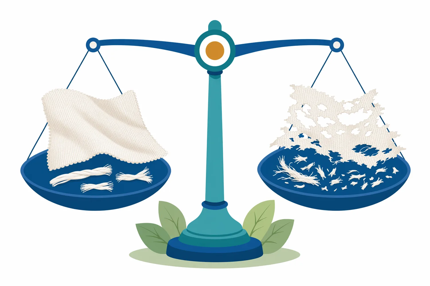 The same cellulose hydrolysis that improves smoothness can cause weight or strength loss if the reaction continues beyond the intended surface effect.