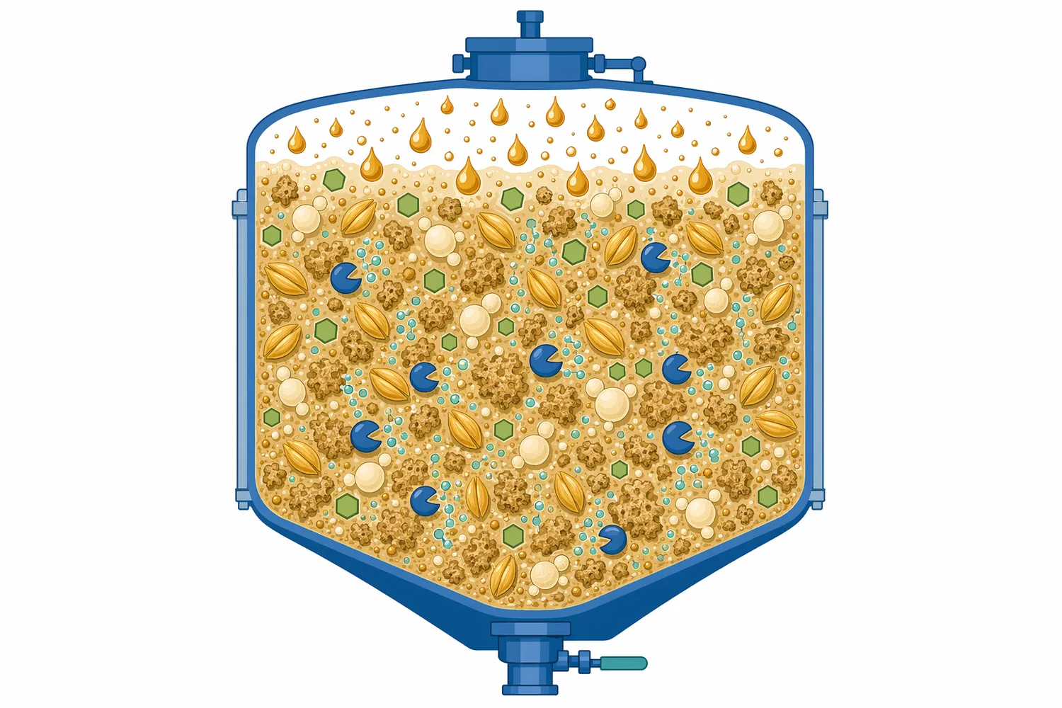 High-gravity starch fermentations place greater nutrient and stress pressure on yeast, making native protein hydrolysis more valuable when protein is present.