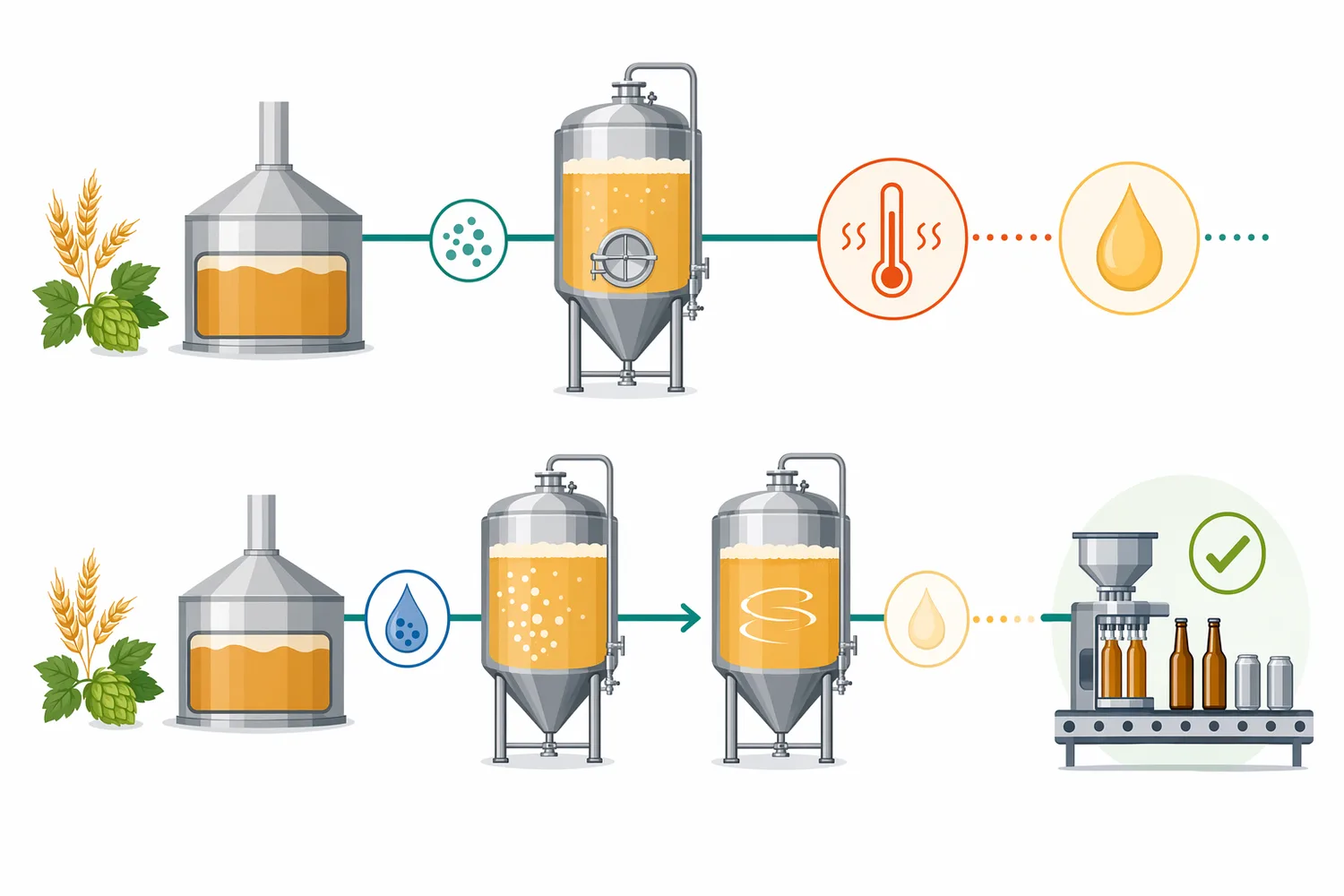By reducing diacetyl formation, ALDC can make maturation less dependent on an extended late-stage cleanup period.