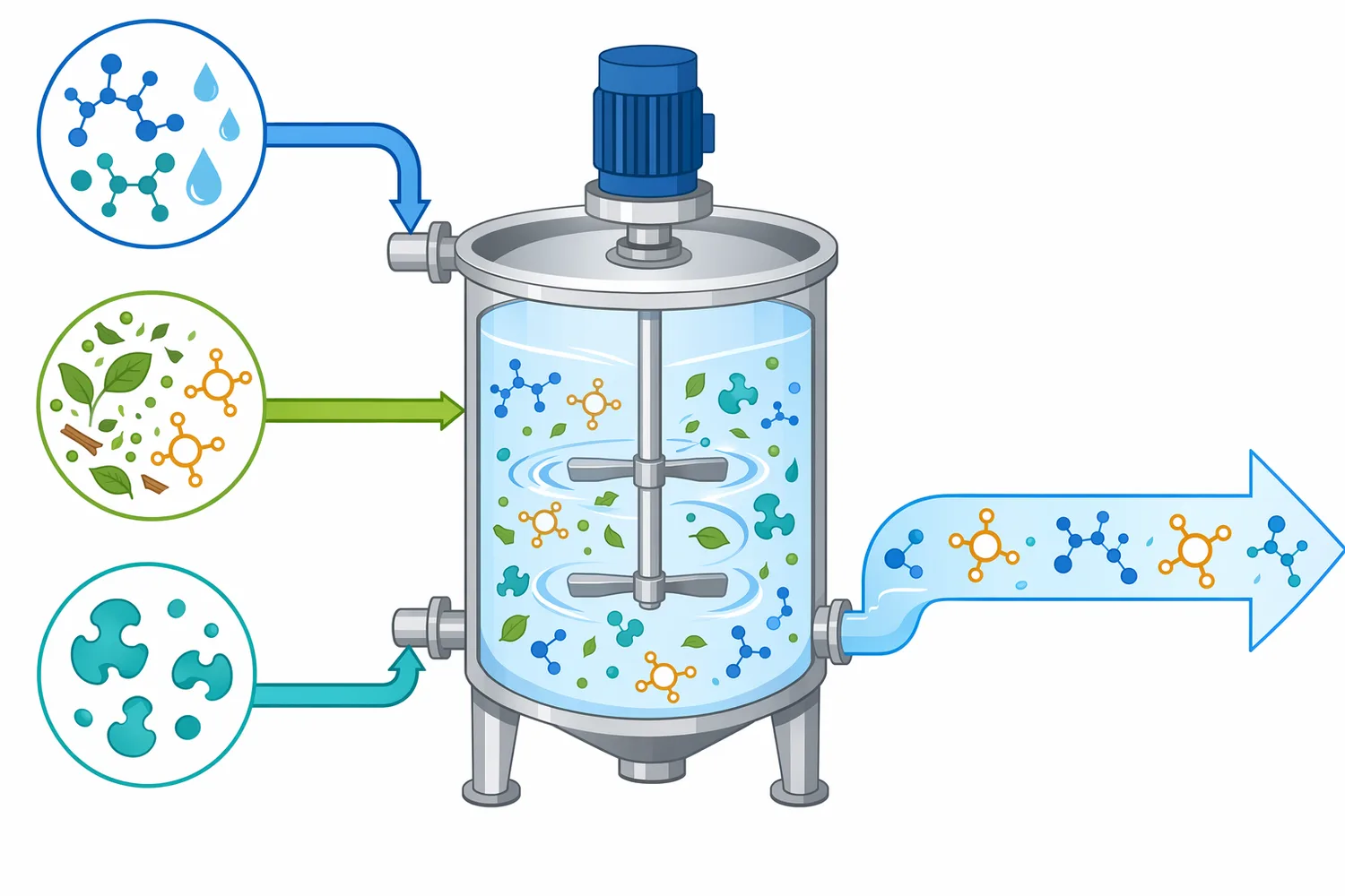 The enzyme is positioned as a catalytic processing ingredient at the intersection of amino-acid soluble nutrients and organic phosphorus conversion.