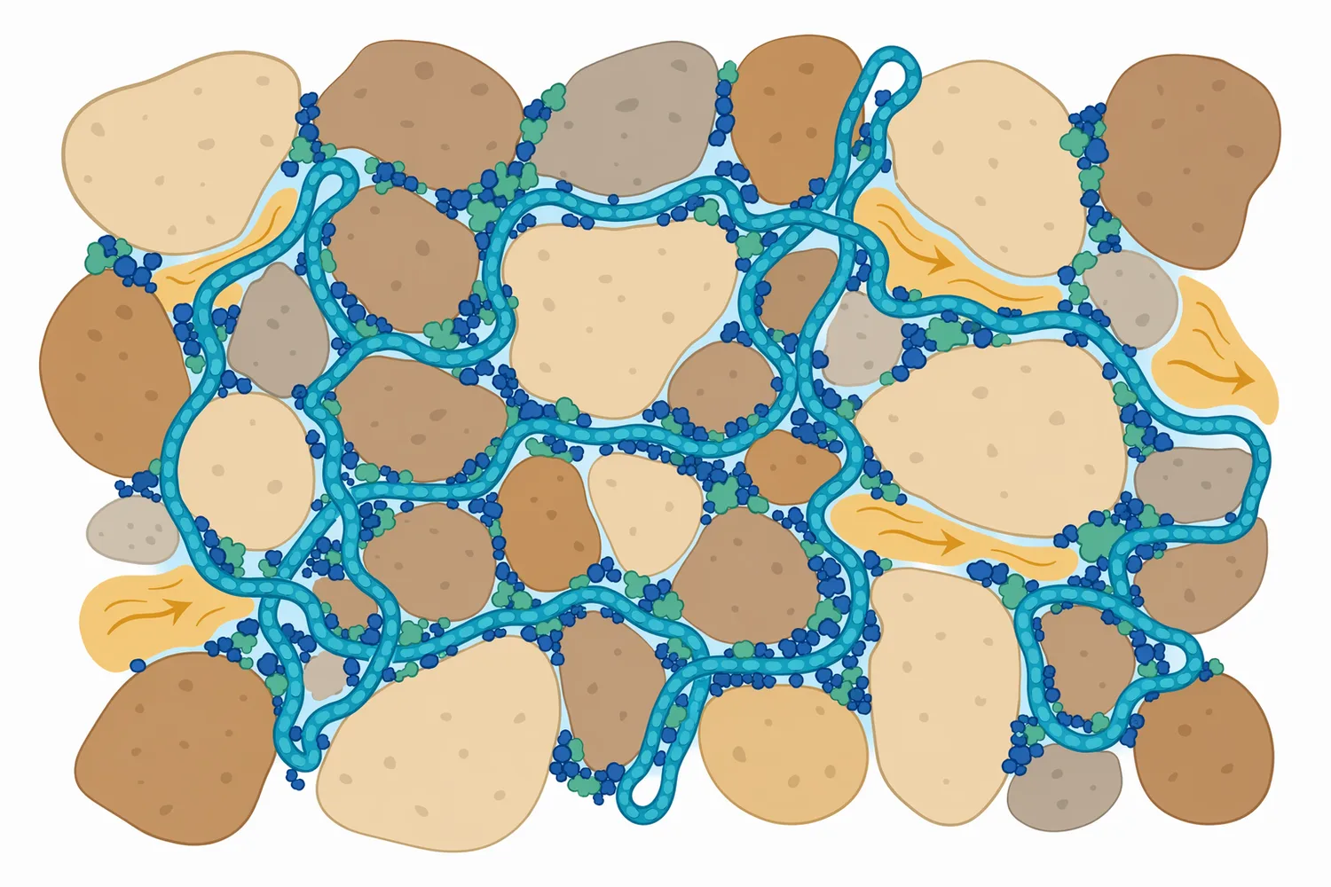 Long hydrated beta-glucan chains can tangle and increase resistance in lauter beds and filtration media.