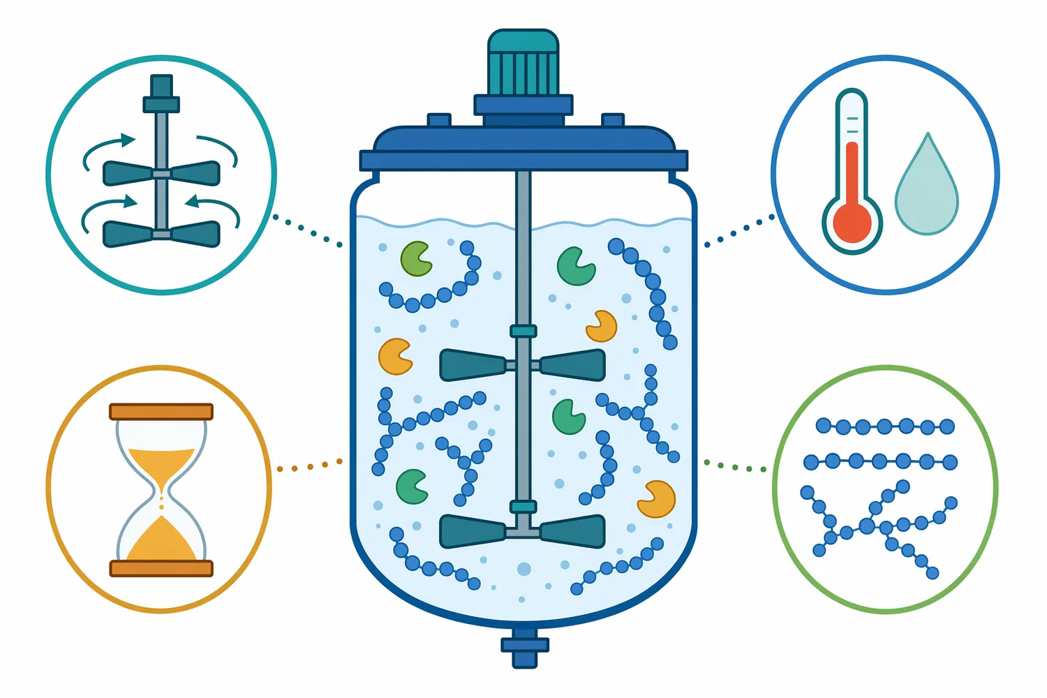 Dextranase performance depends on contact with dextran, effective reaction time, suitable process conditions, and the structure and amount of dextran present.