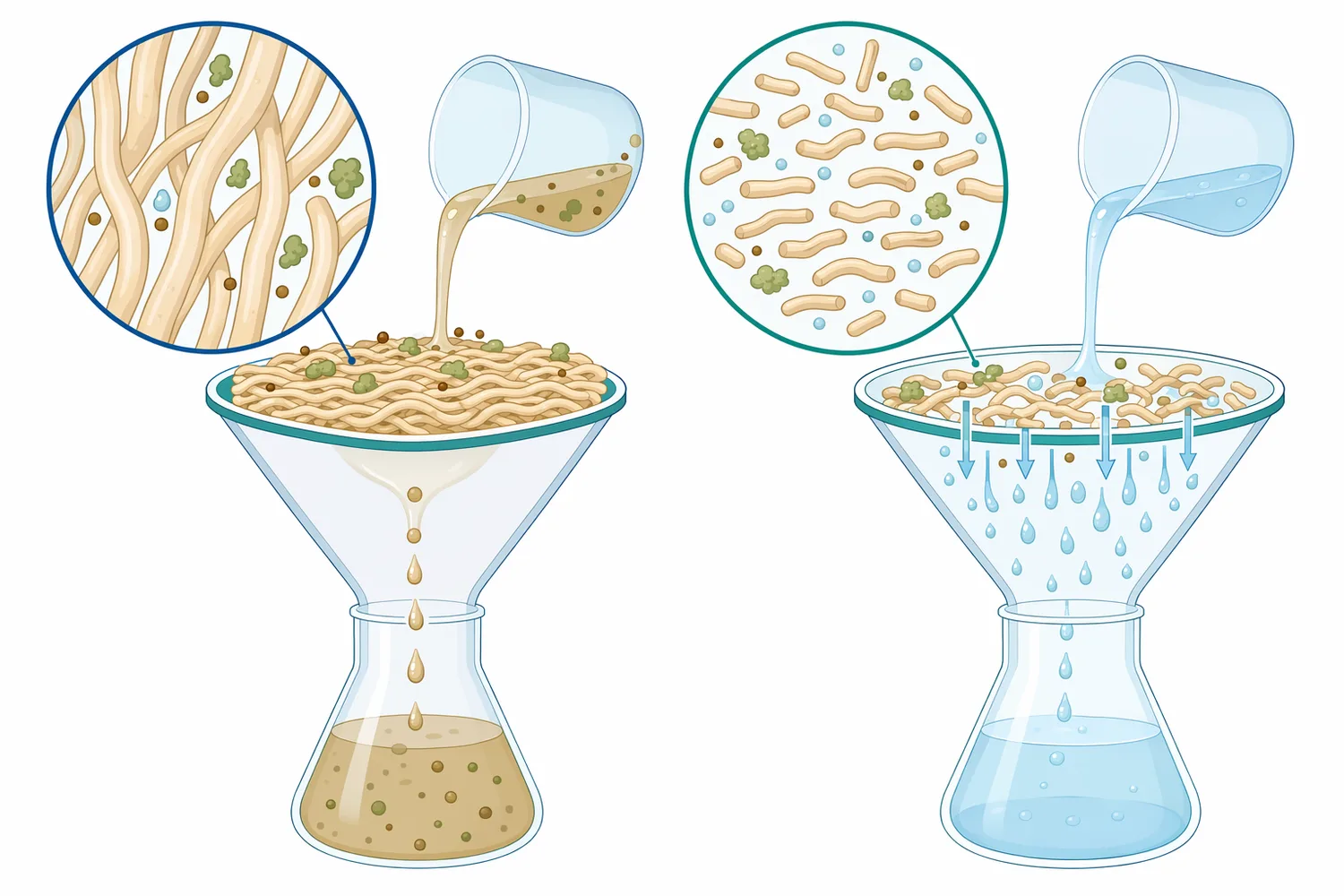 When filtration resistance and haze are driven by cellulose-rich fragments, cellulase can reduce fibrous network integrity and support cleaner separation.