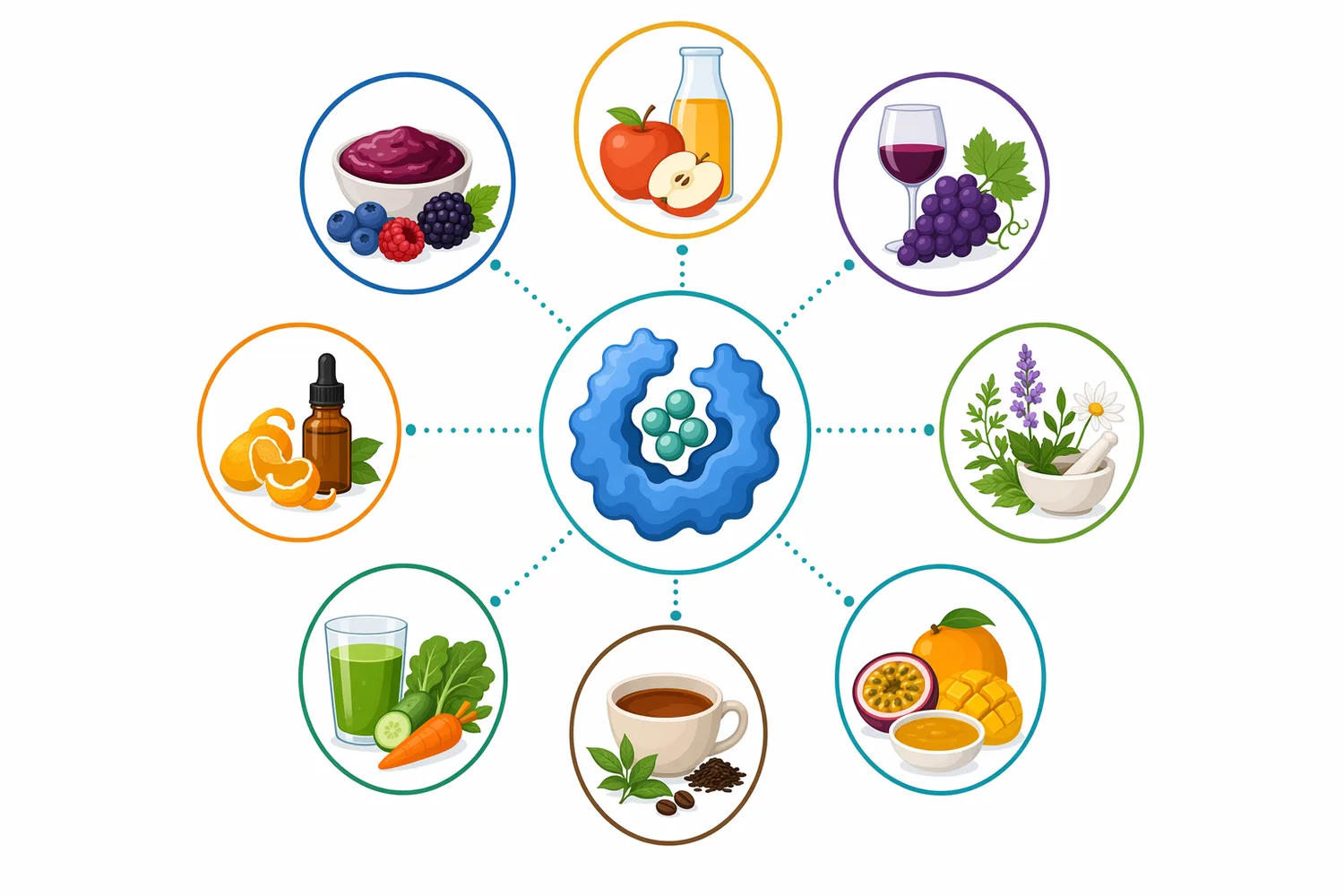 Published enzyme-assisted extraction studies cover diverse botanical matrices including peels, pomace, leaves, flowers, and pseudo-fruits.