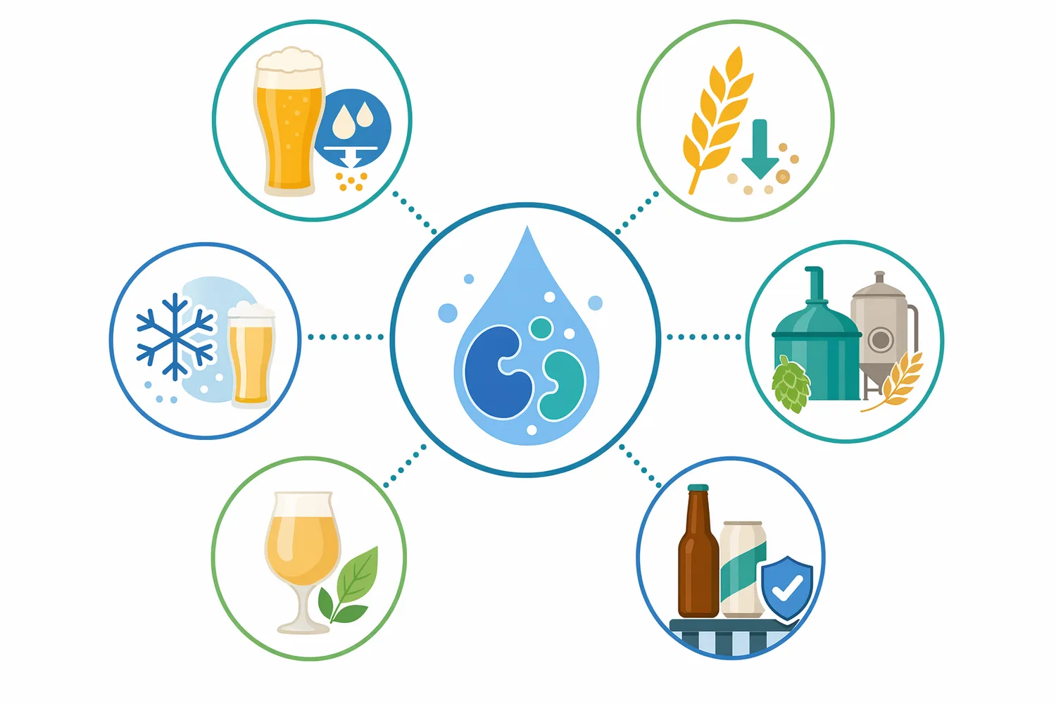 The same proline-rich peptide targeting principle can apply to clear beer, gluten-reduced beer workflows, protein-haze beverage systems, and specialized bitter peptide hydrolysis.