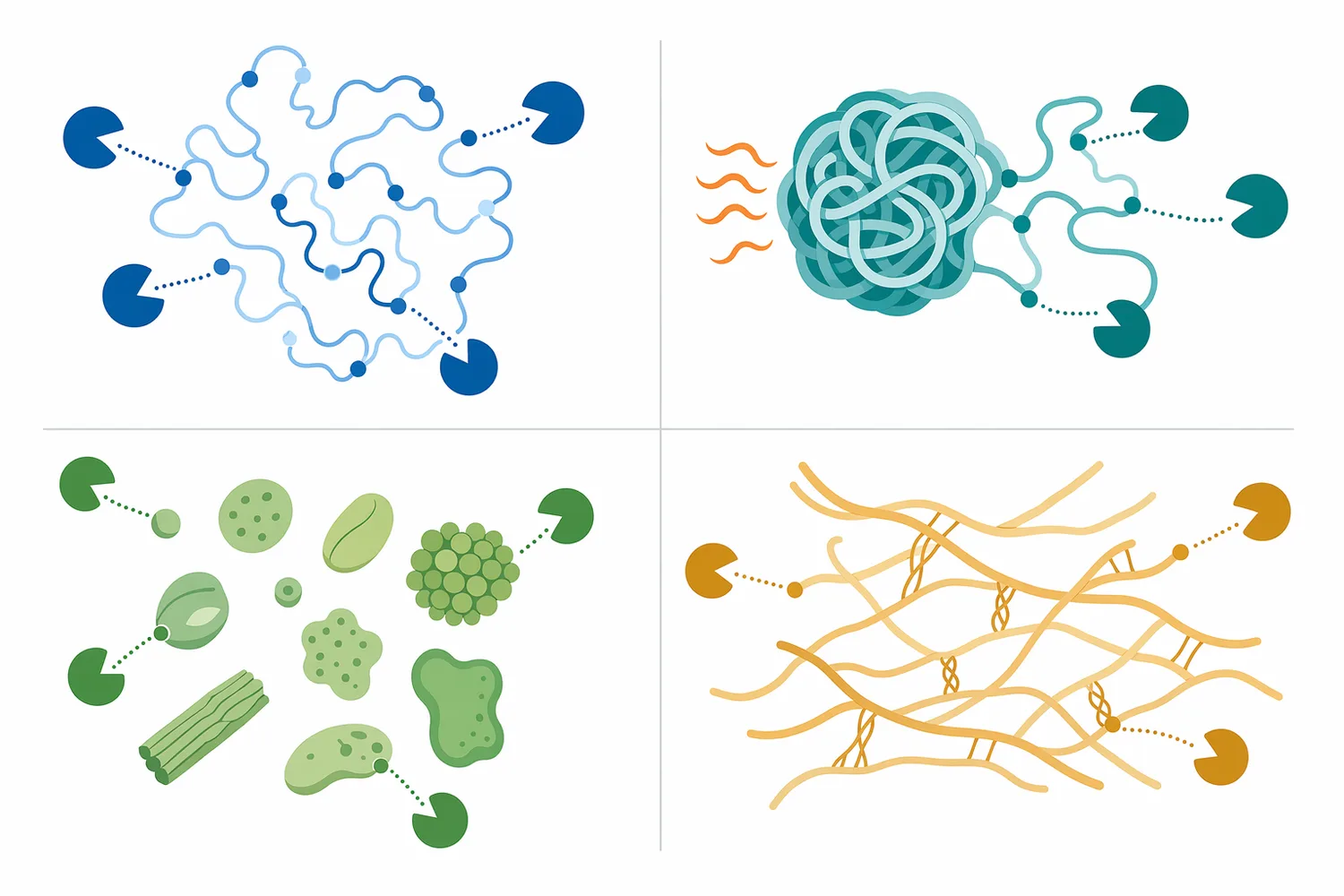 Different protein sources respond differently because reactive-site accessibility depends on protein structure, processing history, solubility, and hydration.