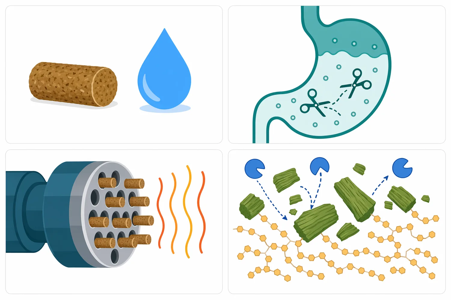 Moisture, digestive exposure, processing heat and substrate accessibility all influence how much functional α-galactosidase reaches its target.