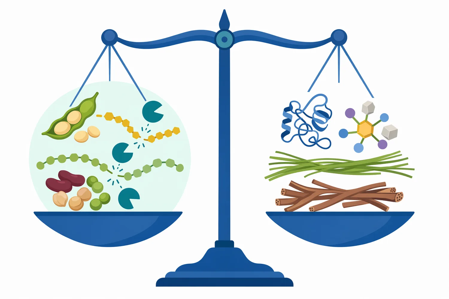 Α-galactosidase has a specific benefit for α-galactoside carbohydrates but does not replace enzymes or formulation steps targeting protein, phytate, cellulose or lignin.