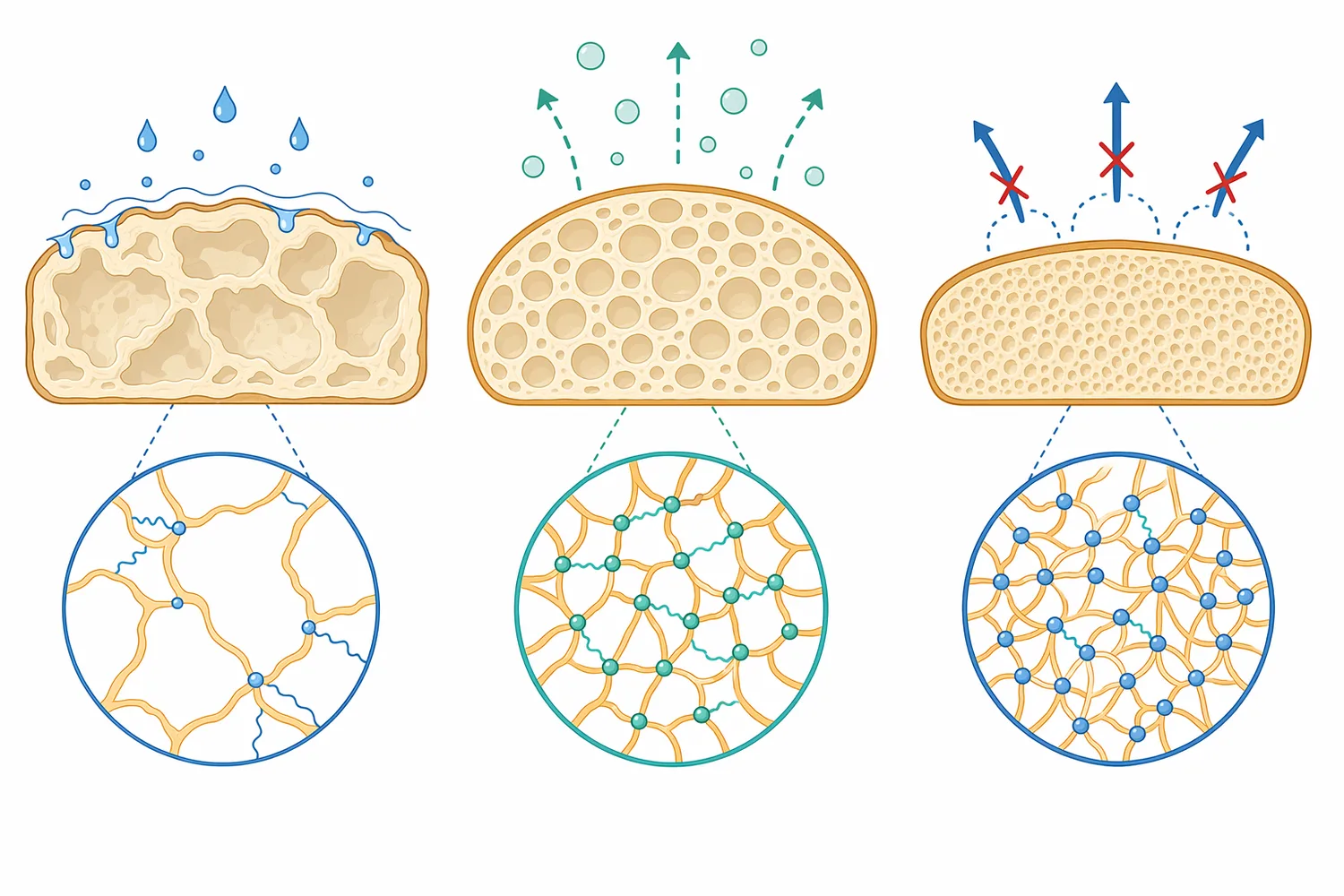 Glucose oxidase is most useful when oxidation improves viscoelastic balance without making the dough too tight to expand.