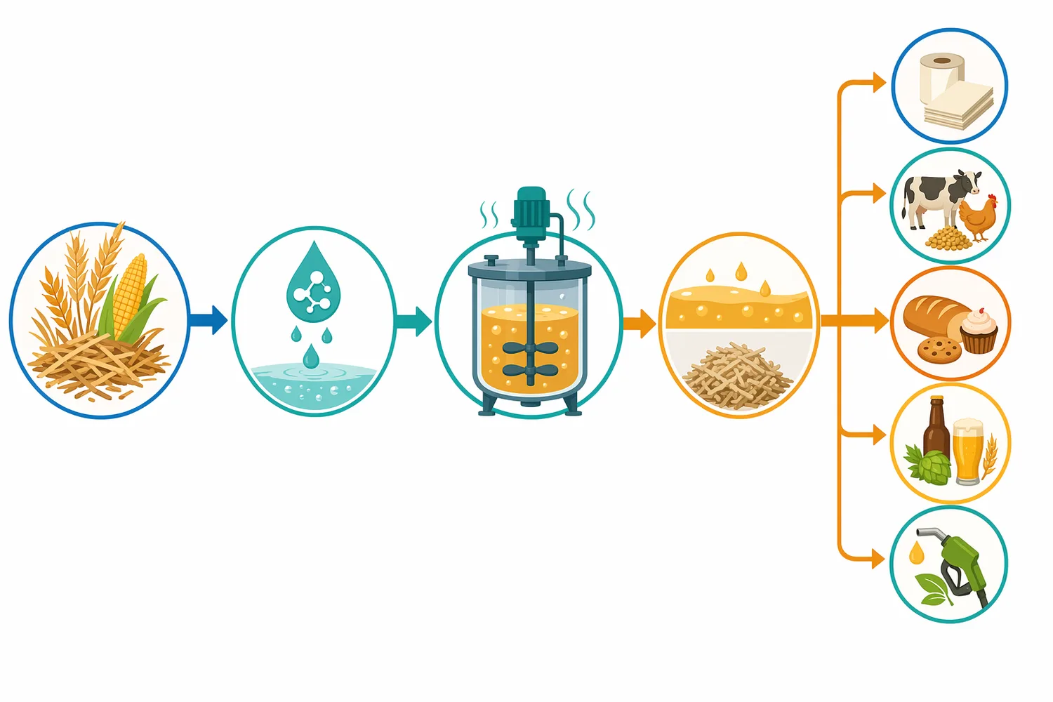 Pretreatment, surfactants, particle-size control, hydration, and mixing can all affect whether enzymes reach hemicellulose bonds during hydrolysis.