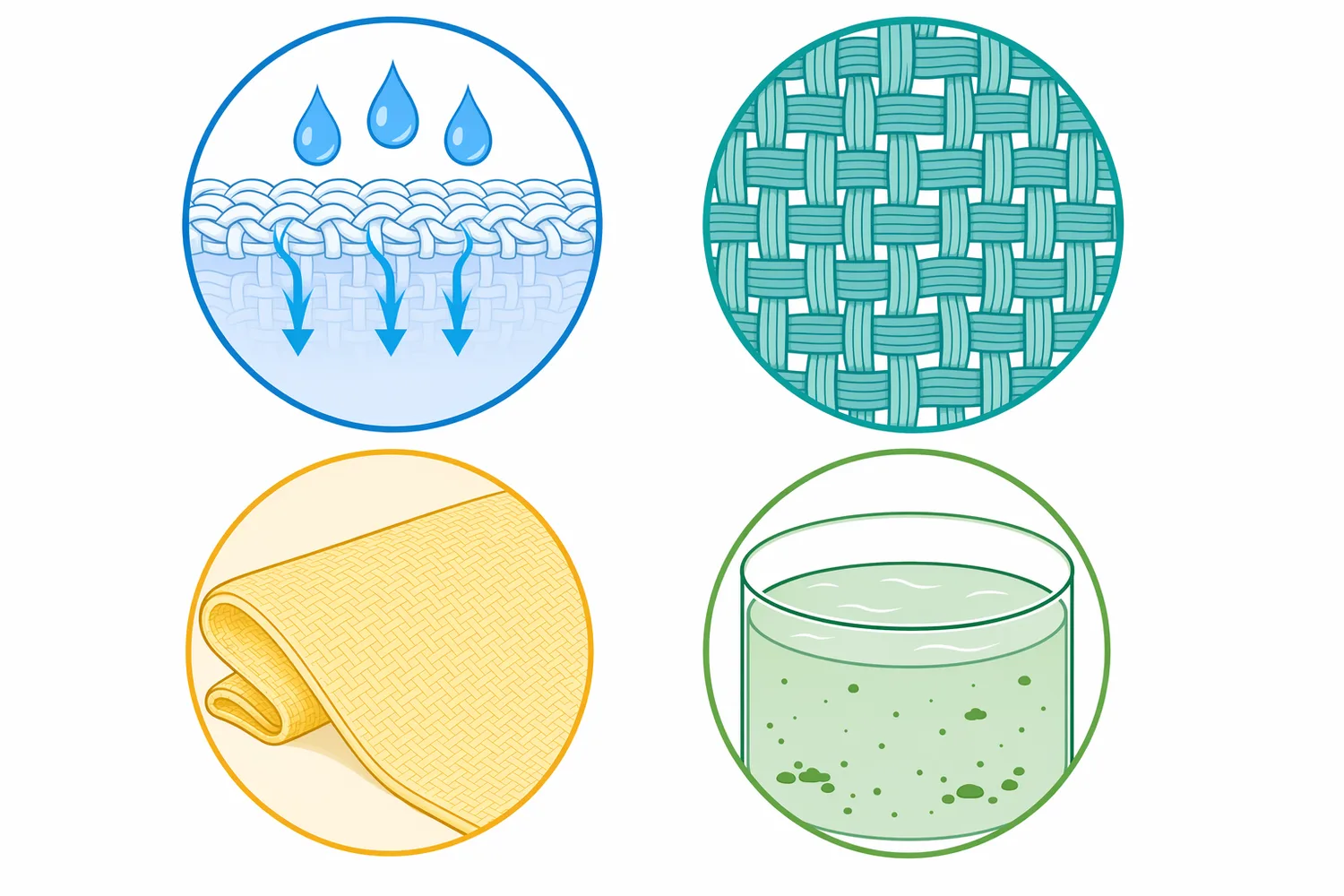 Improved wetting, more uniform coloration, better readiness for bleaching, and cleaner downstream baths are key outcomes of effective starch removal.