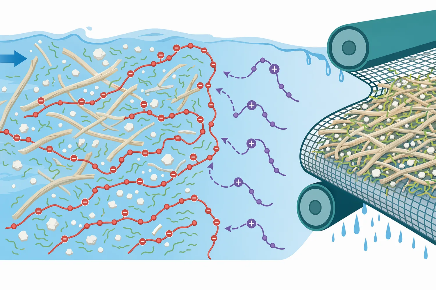 Dissolved pectic polymers can consume cationic wet-end additives before those additives interact with fibers, fines, and fillers.