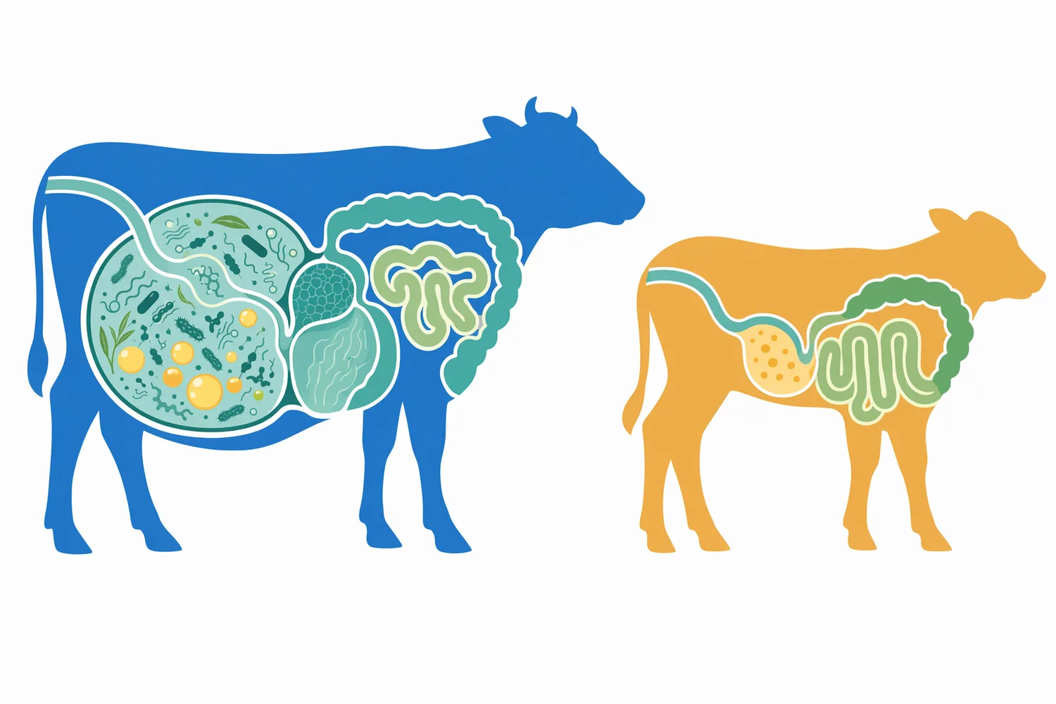Ruminant lipid digestion involves microbial modification before post-ruminal absorption, making lipase use less straightforward than in monogastric animals.