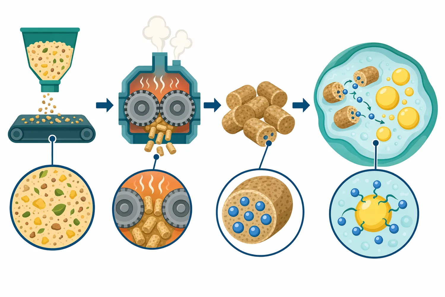 Feed lipase must retain enough activity through processing and storage to contact lipid substrate under digestive conditions.