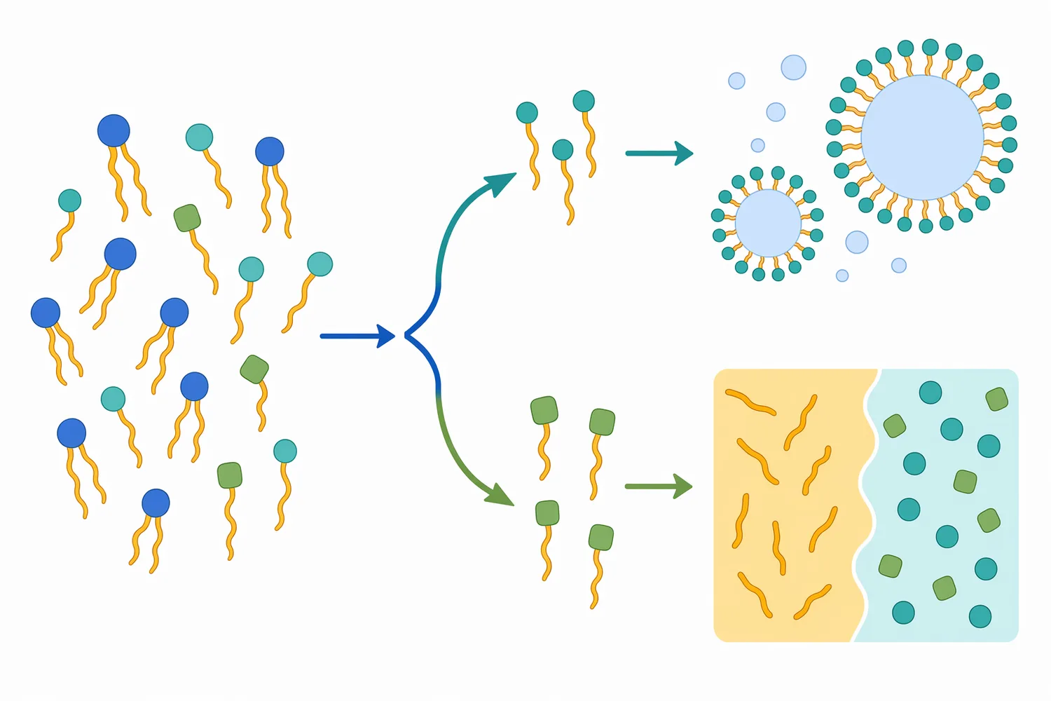 In lecithin modification, increasing lyso-lipid content and reducing lyso-lipid content are chemically opposite processing directions.