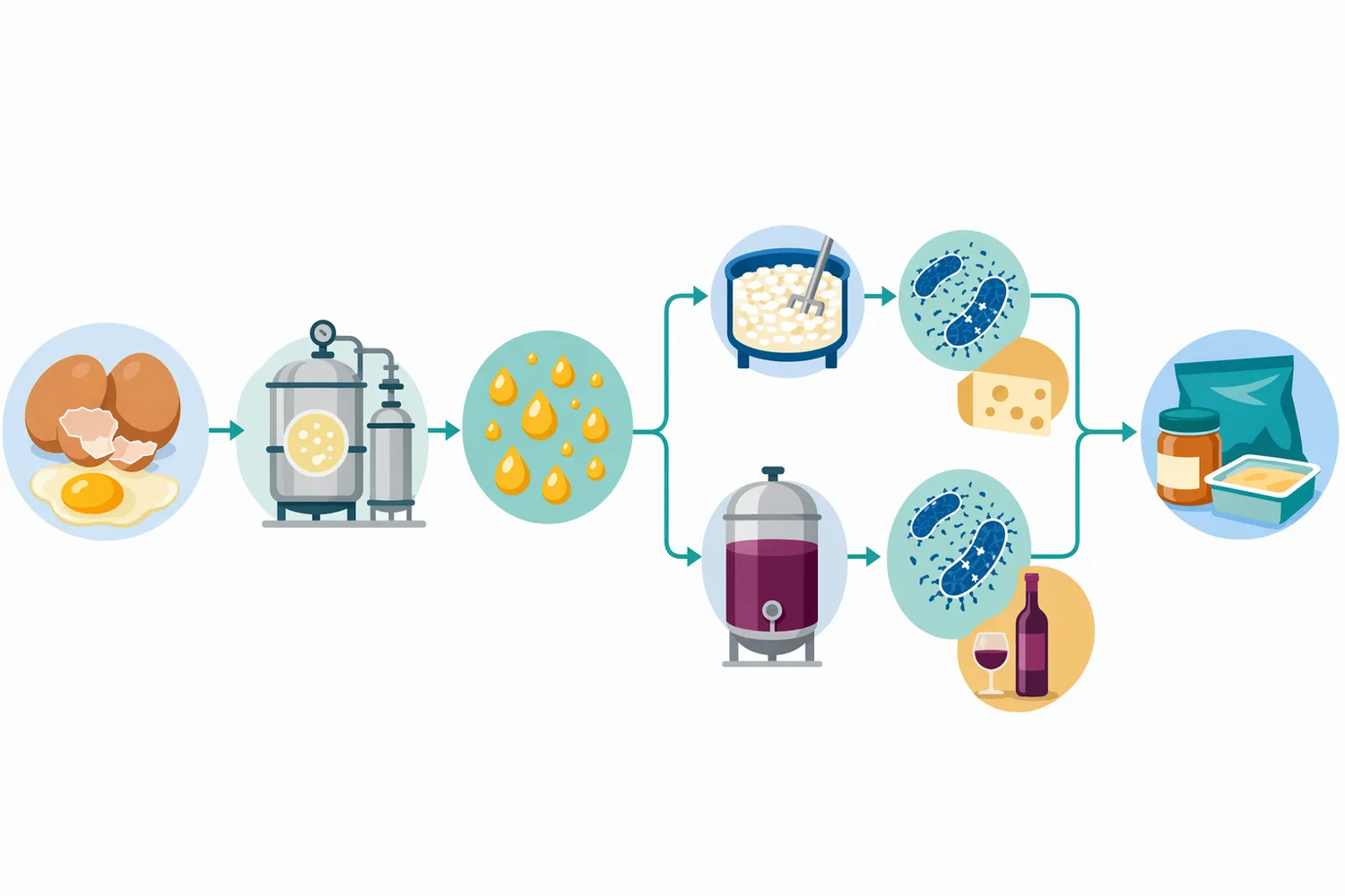 In bacterial cell-disruption workflows, lysozyme first weakens the peptidoglycan wall so osmotic, mechanical, or formulation steps can lyse cells more readily.