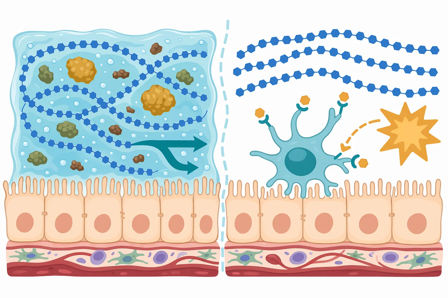 Intact β-mannans can reduce digestive efficiency by increasing digesta viscosity and contributing to feed-induced immune activation.