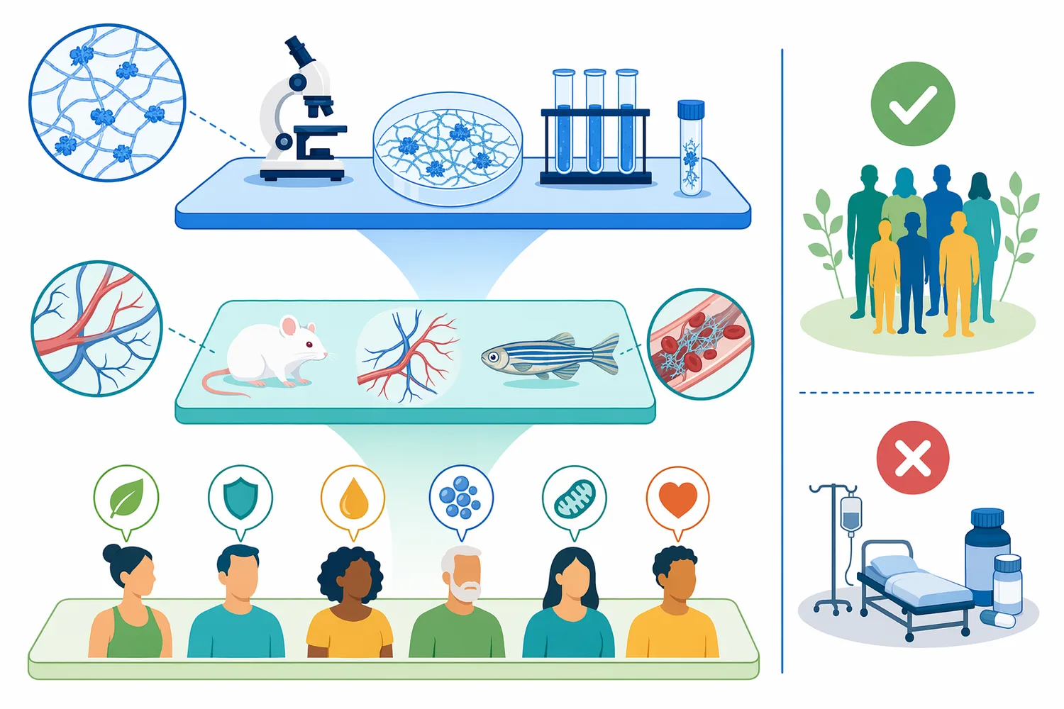 Human studies and reviews support circulatory-wellness interest in nattokinase, but the article emphasizes cautious interpretation rather than disease-treatment claims.