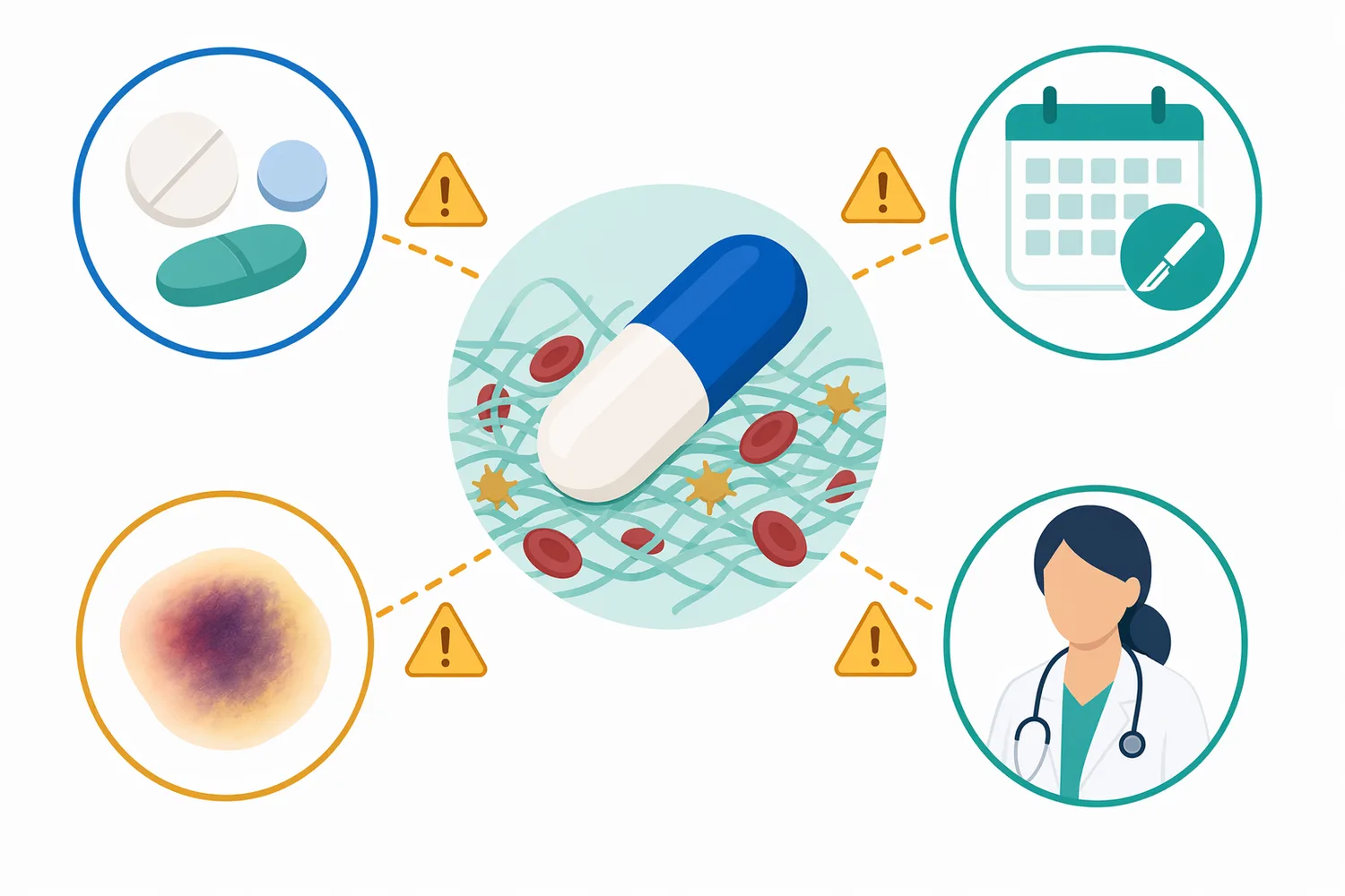 Because nattokinase is discussed in fibrinolytic and antithrombotic contexts, consumer education should flag medication, bleeding-risk, and surgery-related caution areas.