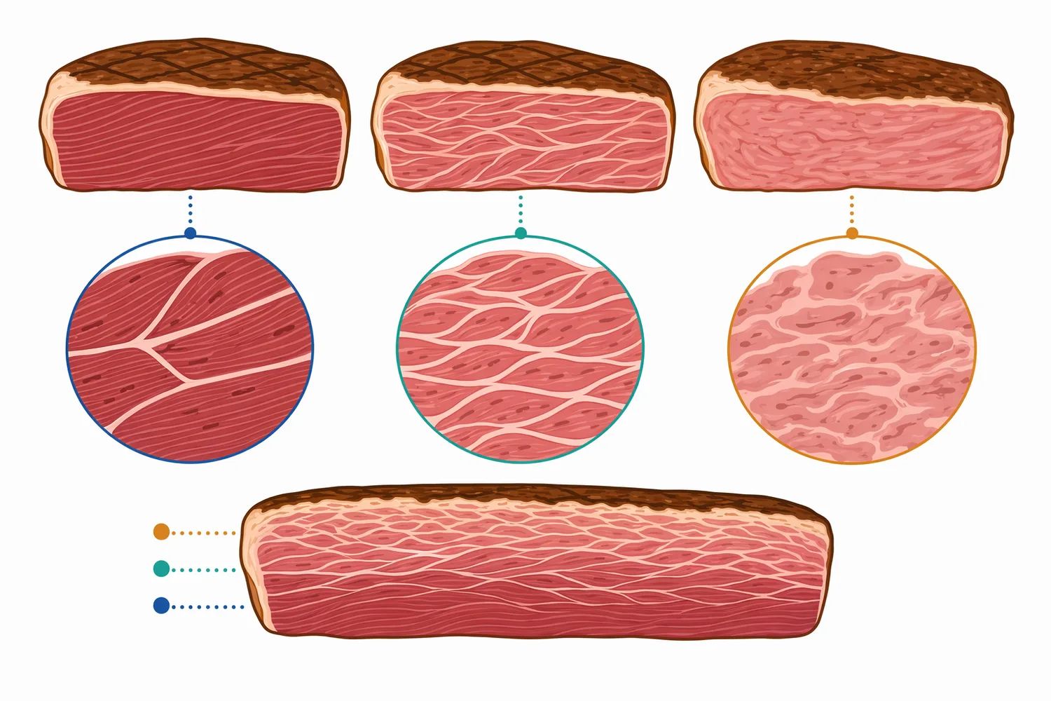 Over-tenderization occurs when papain exposure breaks down too much protein structure, especially at the surface or in unevenly treated pieces.