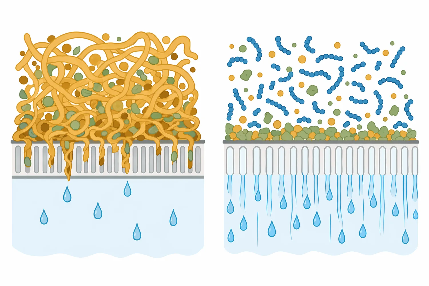 Shortening pectin chains reduces viscosity and helps filtration media handle pulp and haze more efficiently.