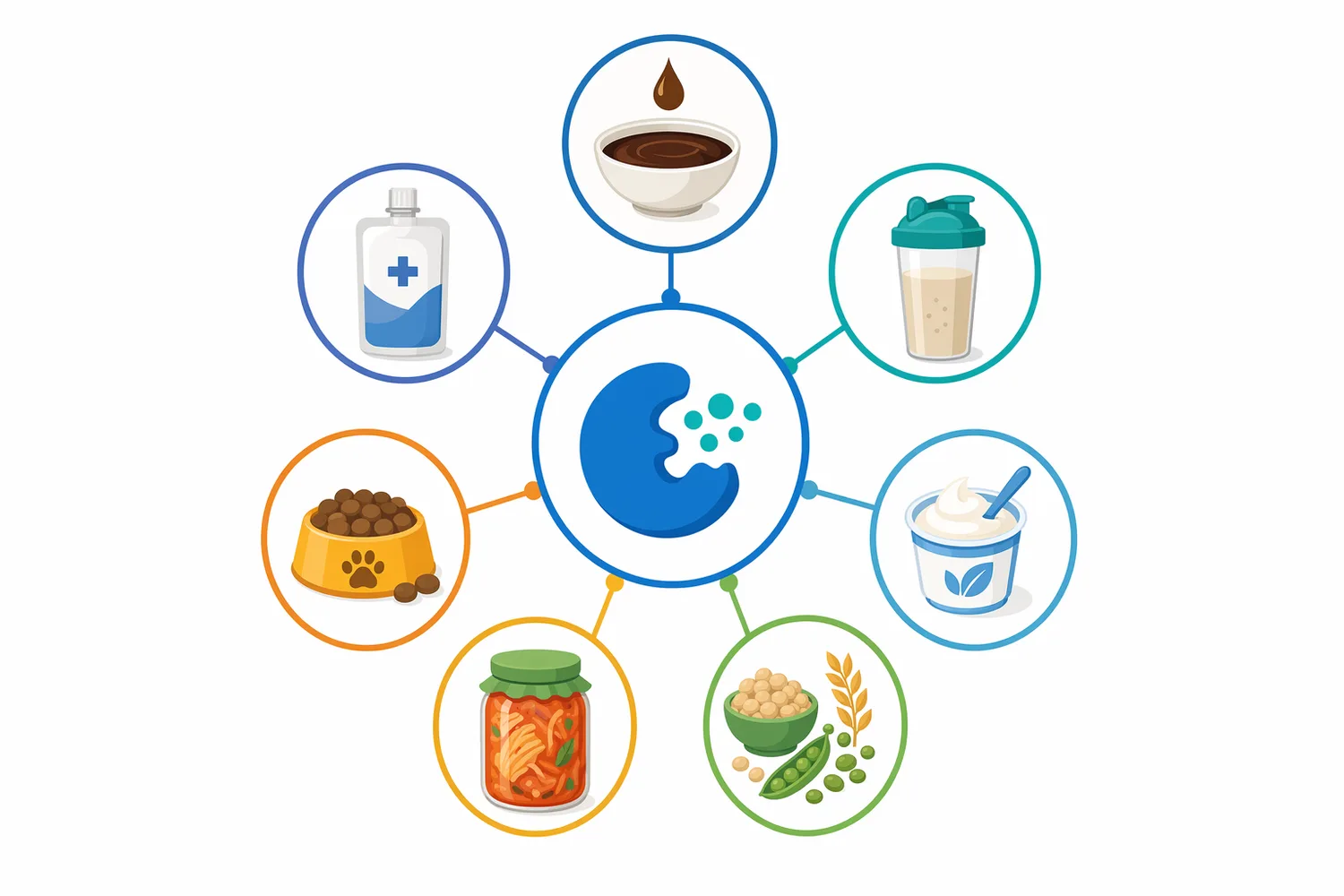 Aminopeptidase is relevant across food hydrolysates, nutritional formulations, peptide processing, pharmaceutical work, and research applications.