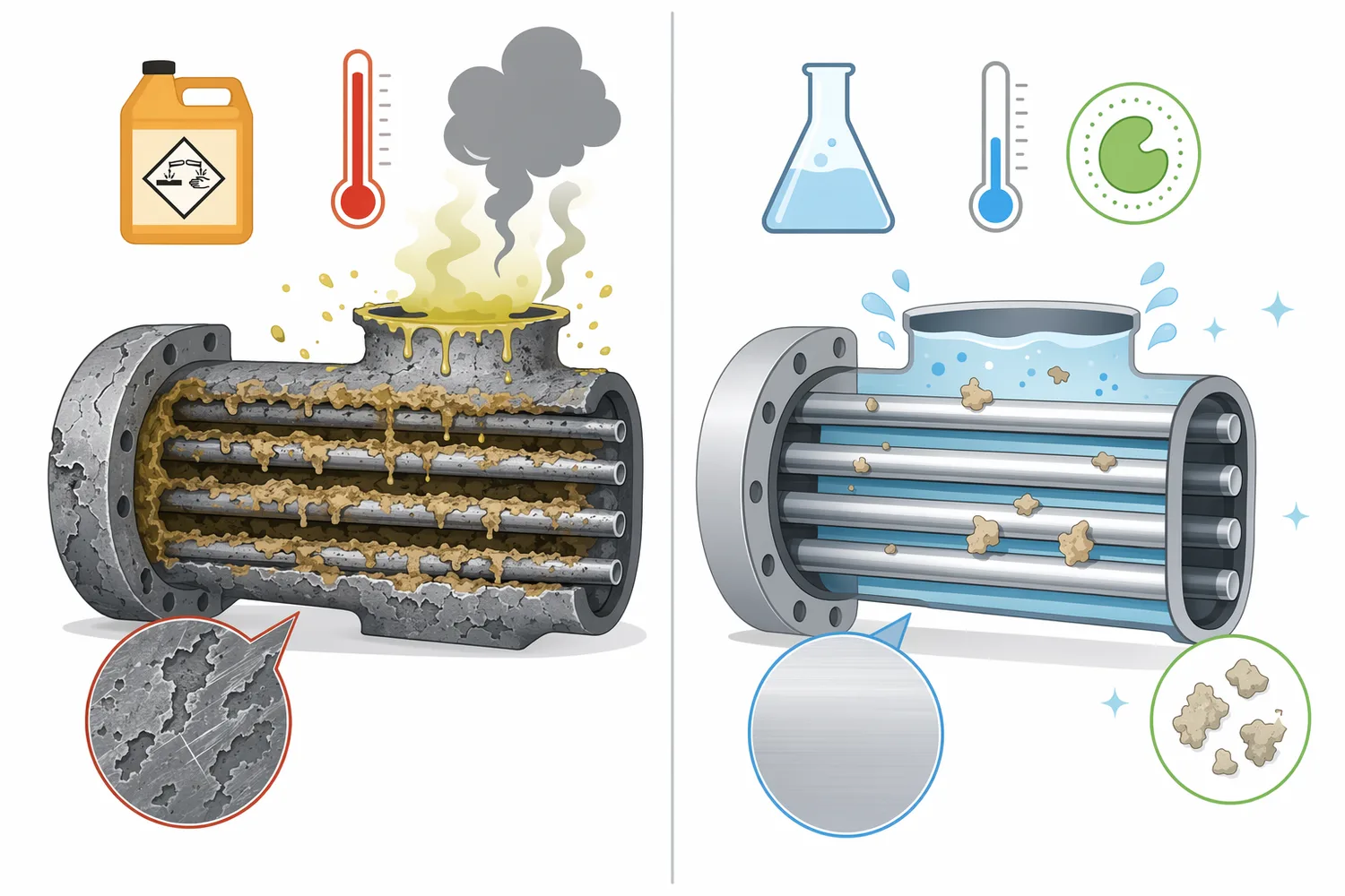 Acid hydrolysis, neutral protease hydrolysis, and alkaline protease hydrolysis differ in processing harshness, specificity, and suitability for protein residue removal.