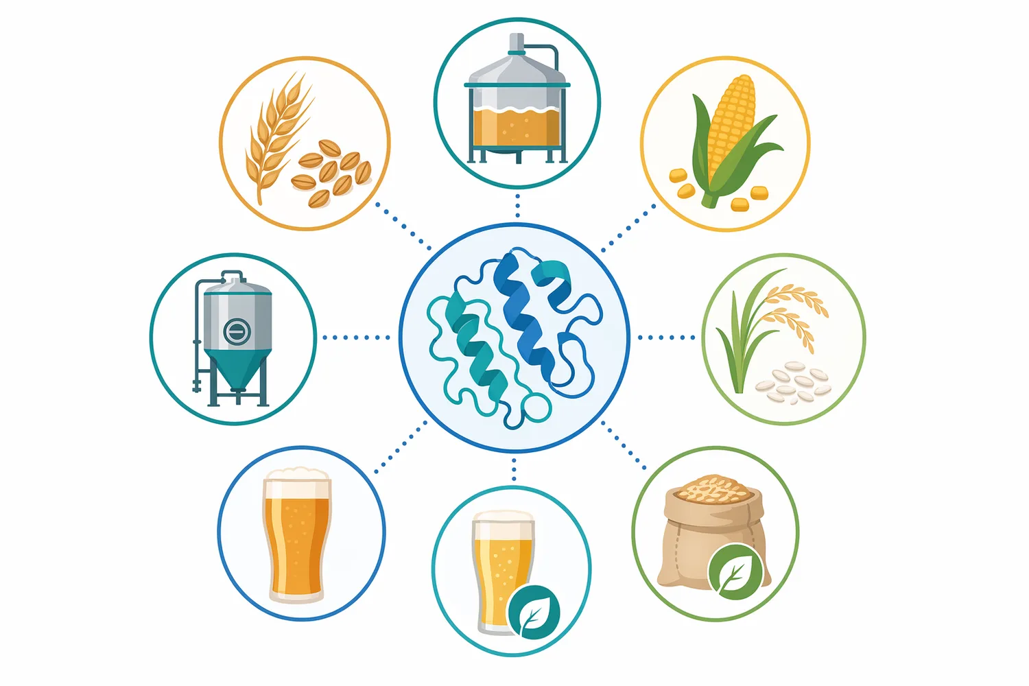 Pullulanase is most relevant for high-attenuation beers, adjunct mashes, high-gravity brewing, and other cereal fermentations where branched dextrins limit fermentability.