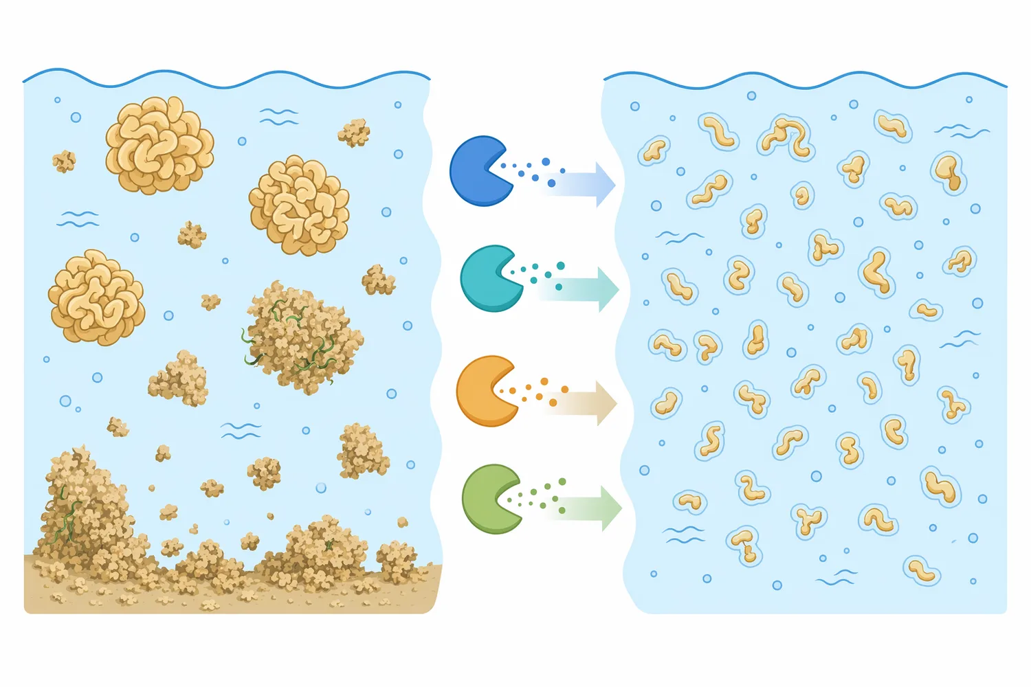 Native soy protein can underperform when compact globular structures and aggregates resist hydration and dispersion.