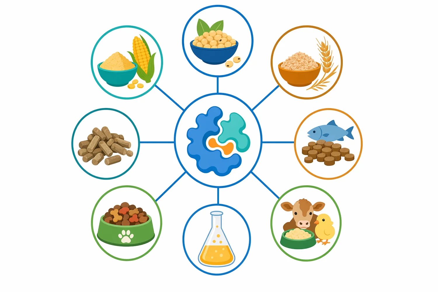 Hydrolyzed plant meals are relevant to poultry, ruminant, aquaculture and by-product upgrading applications where protein accessibility and matrix effects matter.