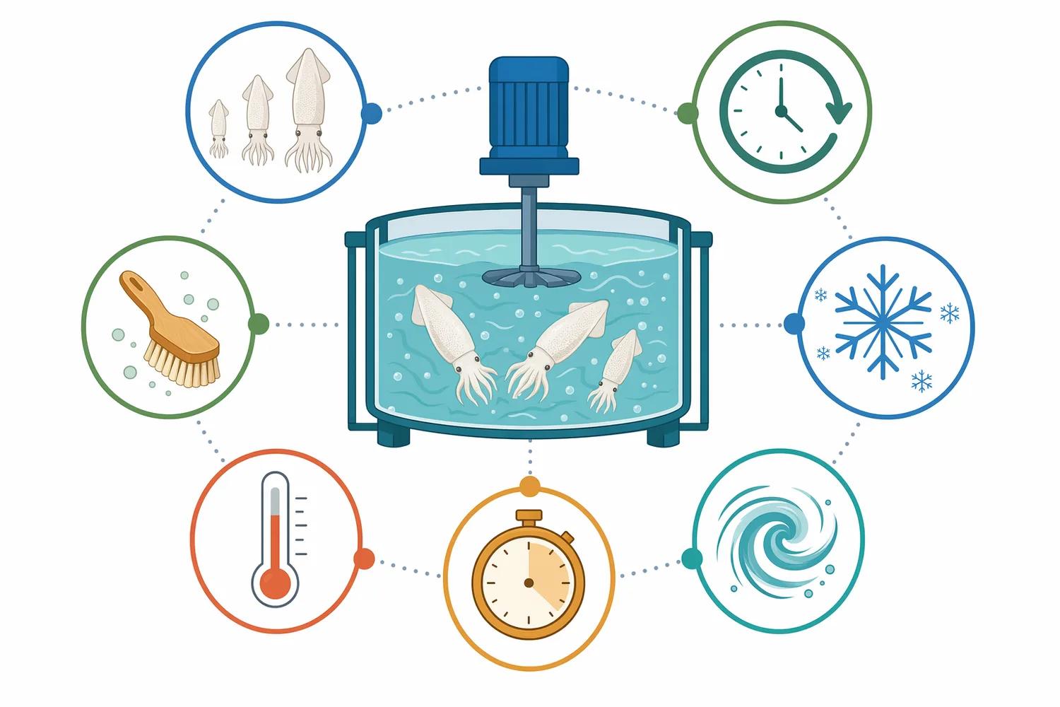 Peeling performance depends on raw material variability and controlled line conditions such as contact uniformity, residence time, and temperature management.