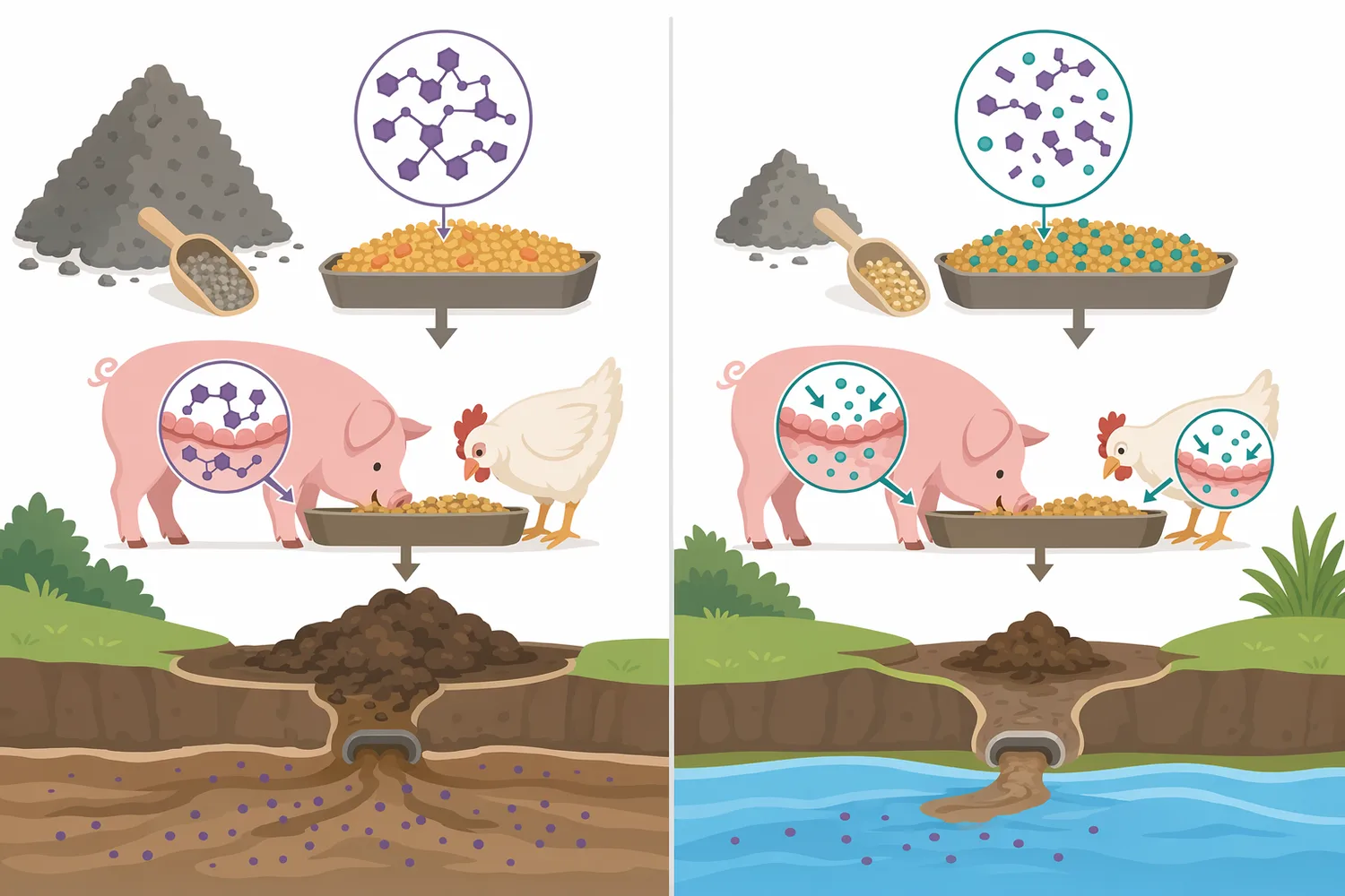 Commercial phytases can share the same CAS identification while differing in microbial source, first attack position, pH behavior, and processing stability.