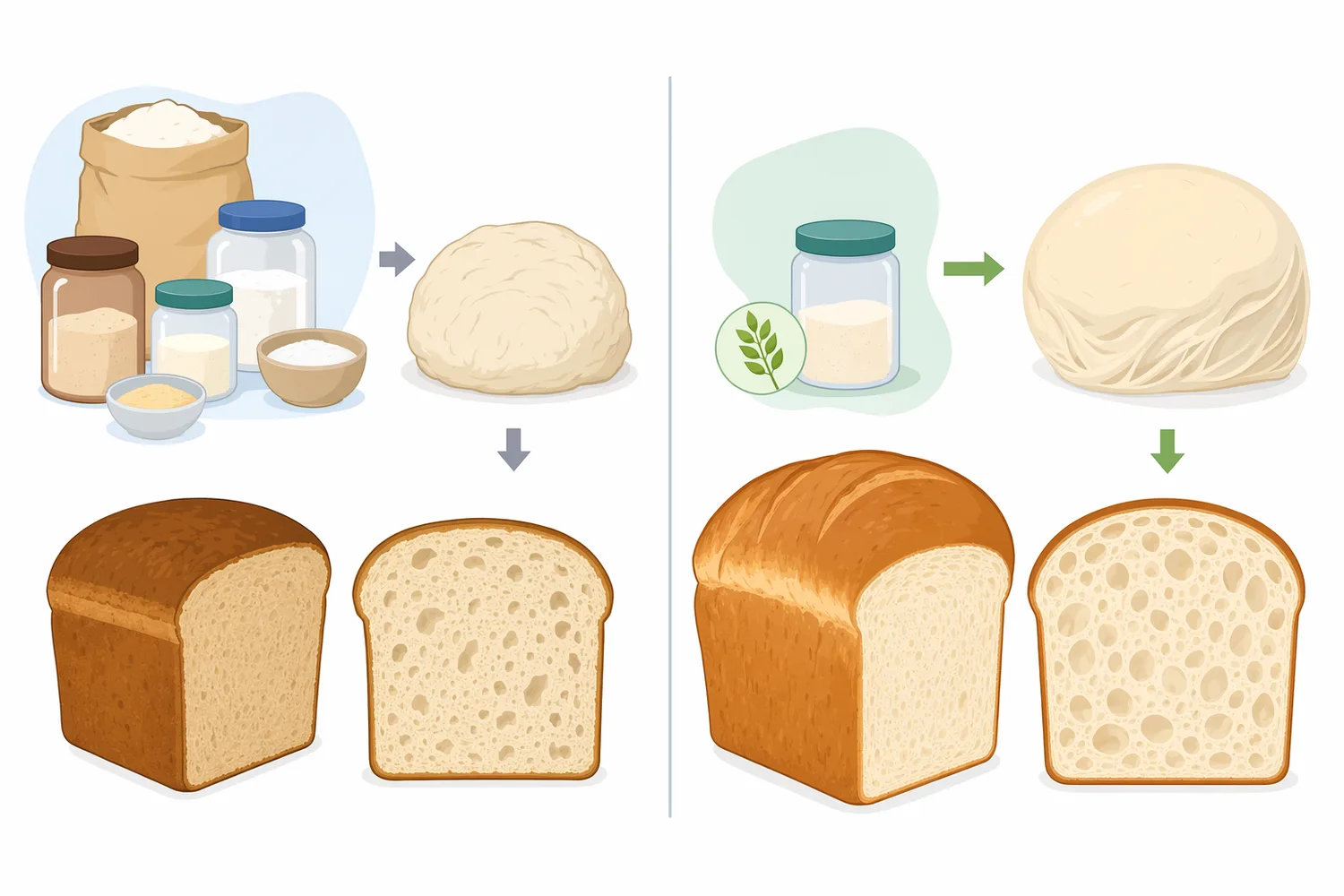 Xylanase differs from other common baking enzymes because its primary target is arabinoxylan-rich cereal cell-wall material rather than starch, lipids, cellulose, or dough redox chemistry.