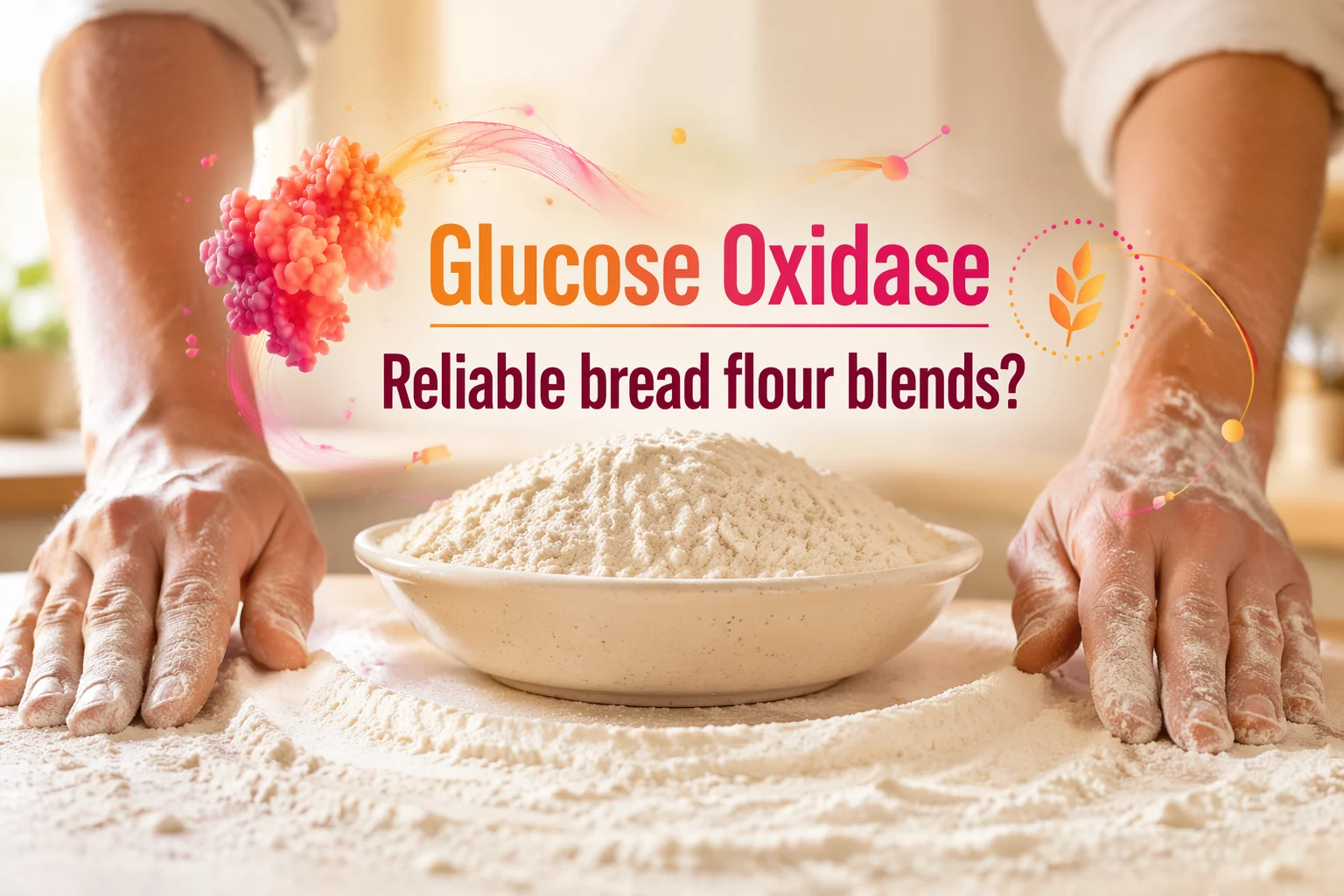 Glucose oxidase. Want to build bread flour blends that give bakers more reliable results?