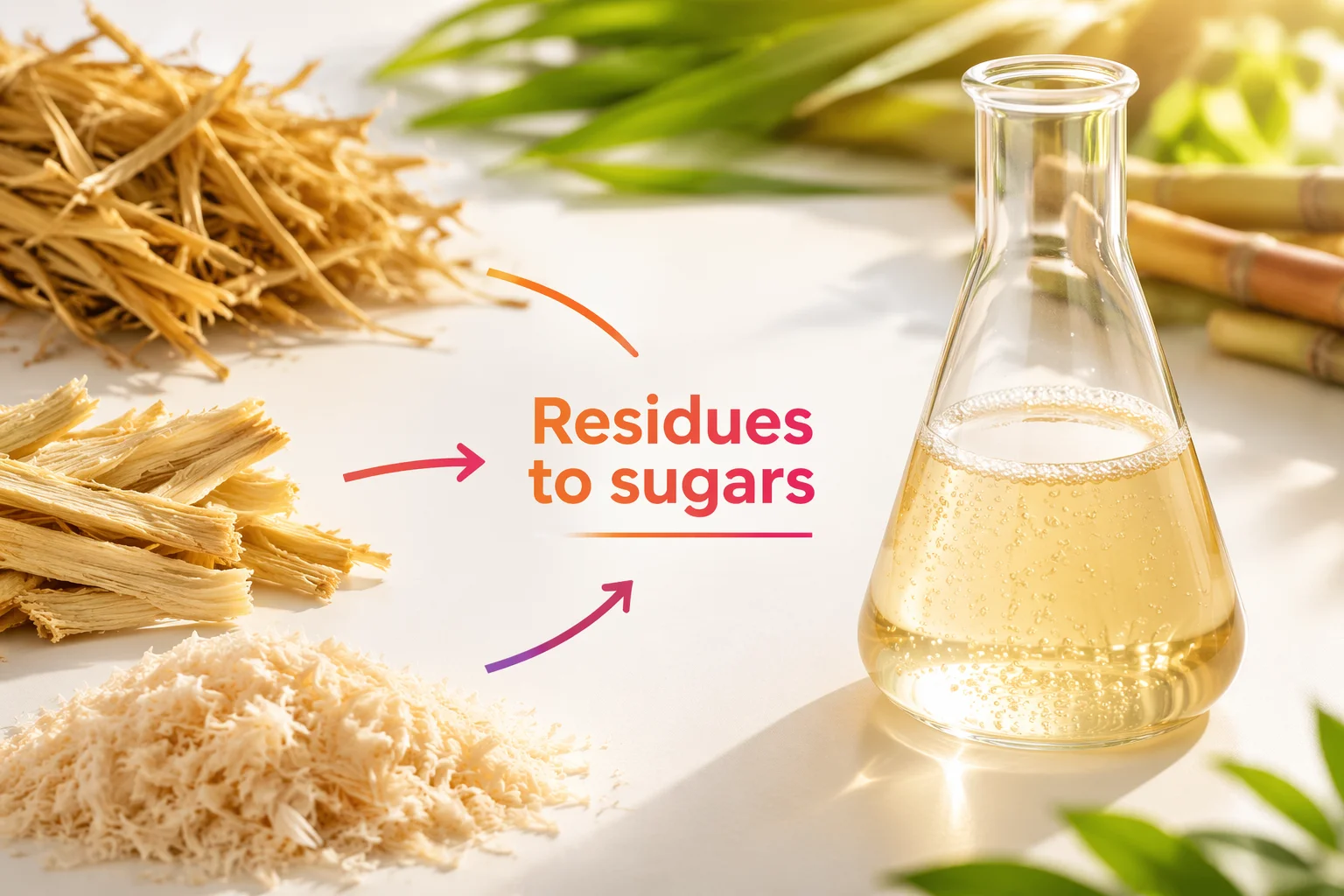 In bioethanol, it helps turn straw, bagasse, and wood pulp into sugars ready for fermentation.