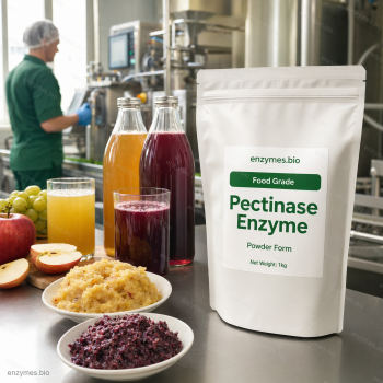 Pectinase Enzyme Food Grade Powder — industrial enzyme by enzymes.bio