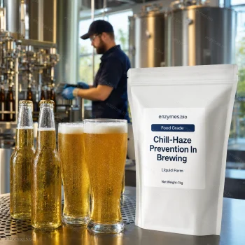 Chill-Haze Prevention In Brewing Food Grade Liquid — industrial enzyme by enzymes.bio