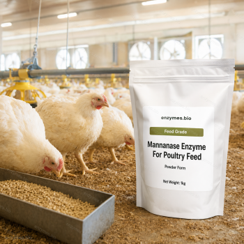Mannanase Enzyme For Poultry Feed Feed Grade Powder — industrial enzyme by enzymes.bio