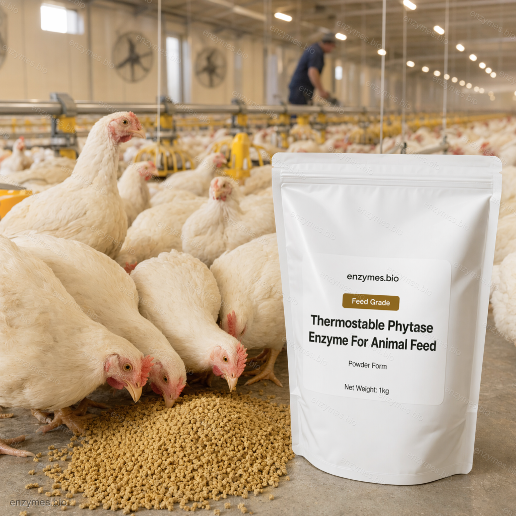 Science Feed Phytase Enzyme Feed Grade Powder CAS 37288-11-2