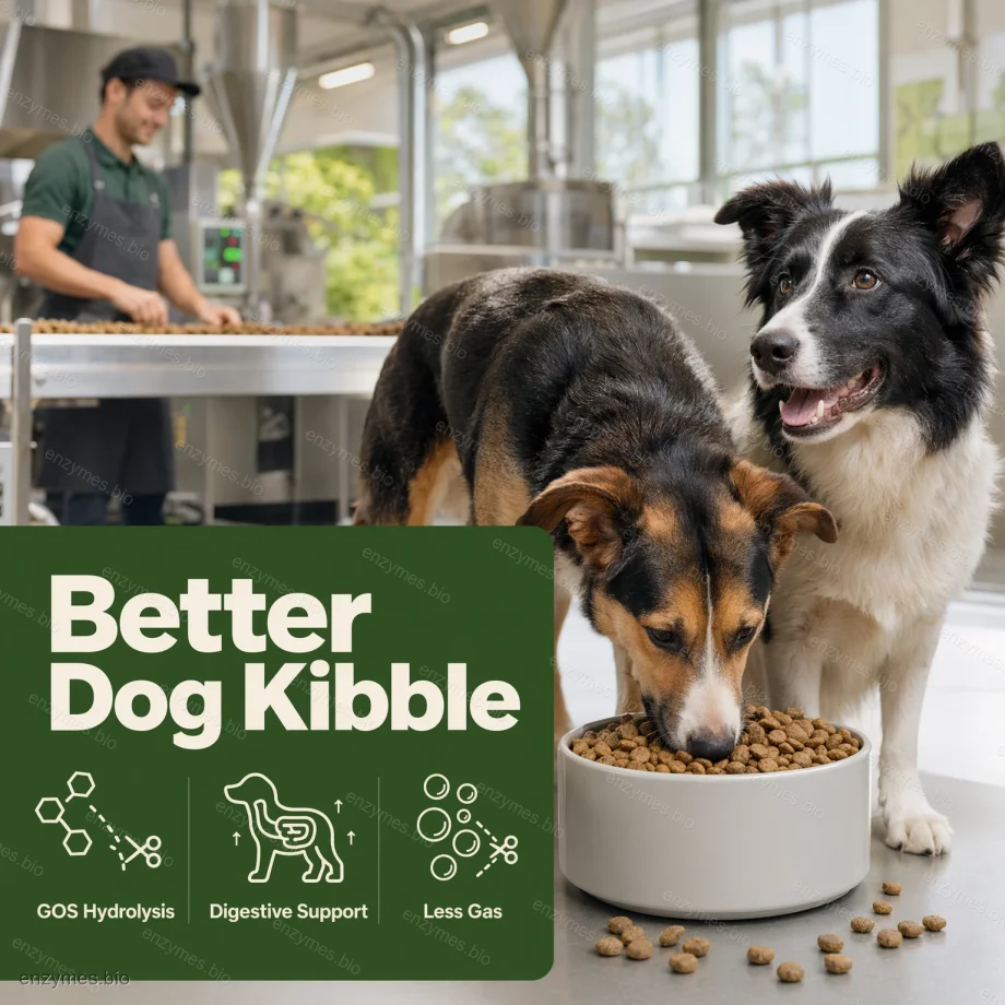 Alfa-galactosidase-enzym voor honden 2 Alfa-galactosidase-enzympoeder voor honden, voor betere hondenbrokken — industrieel enzym in de groothandel van enzymes.bio