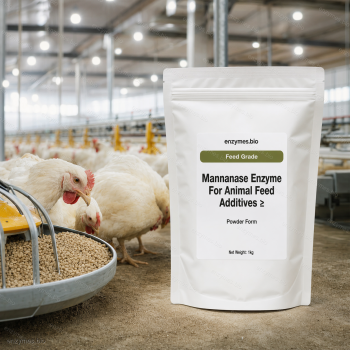 Mannanase Enzyme For Animal Feed Additives ≥ Feed Grade Powder — industrial enzyme by enzymes.bio