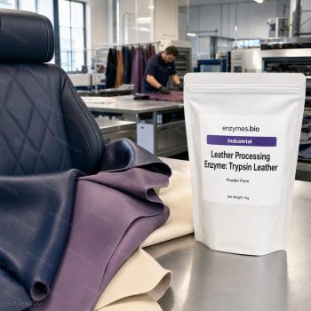 Leather Processing Enzyme: Trypsin Leather Industrial Powder — industrial enzyme by enzymes.bio