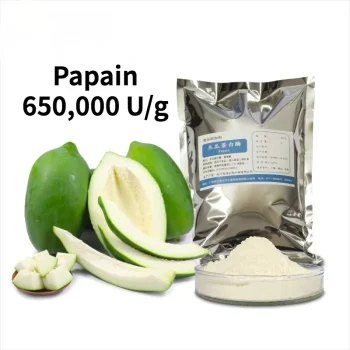 肉类加工酶 - 嫩肉酶 - 立即购买 3 用于水解胶原蛋白的 650,000 U/g 食品级木瓜蛋白酶 - 散装粉末供应商 | Enzymes.Bio