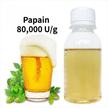 Papain 80,000 U/g Liquid - Beer Clarification Additive — bulk powder supplier | Enzymes.Bio