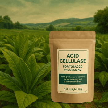 Acid Cellulase for Tobacco Processing