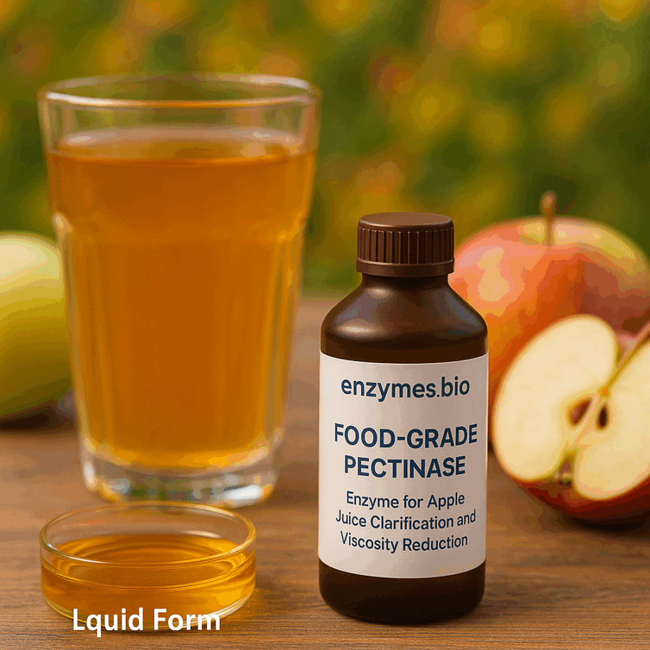 Food-Grade Pectinase – Enzyme for Apple Juice Clarification and Viscosity Reduction