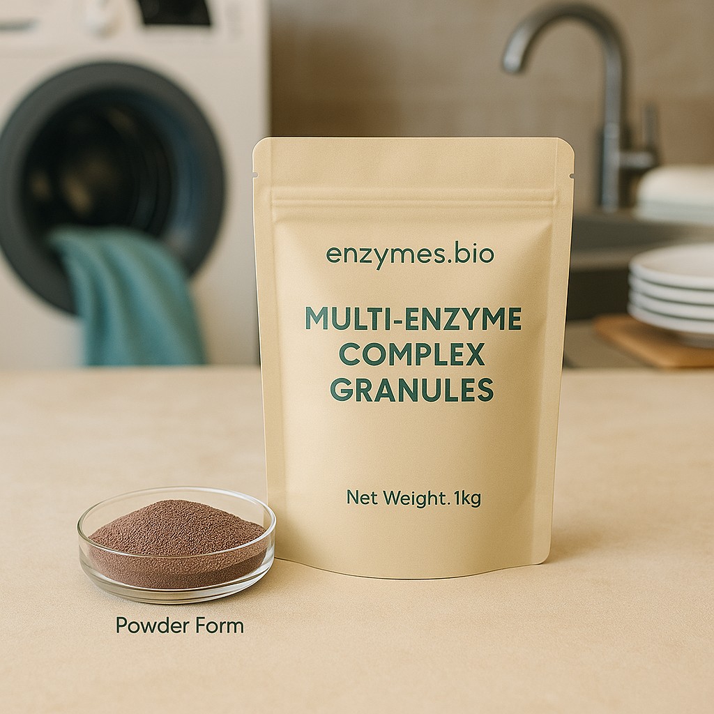 Grânulos de complexo multi-enzimático - Grau industrial 1 Granulado de Complexo Multi-Enzimático - Grau Industrial