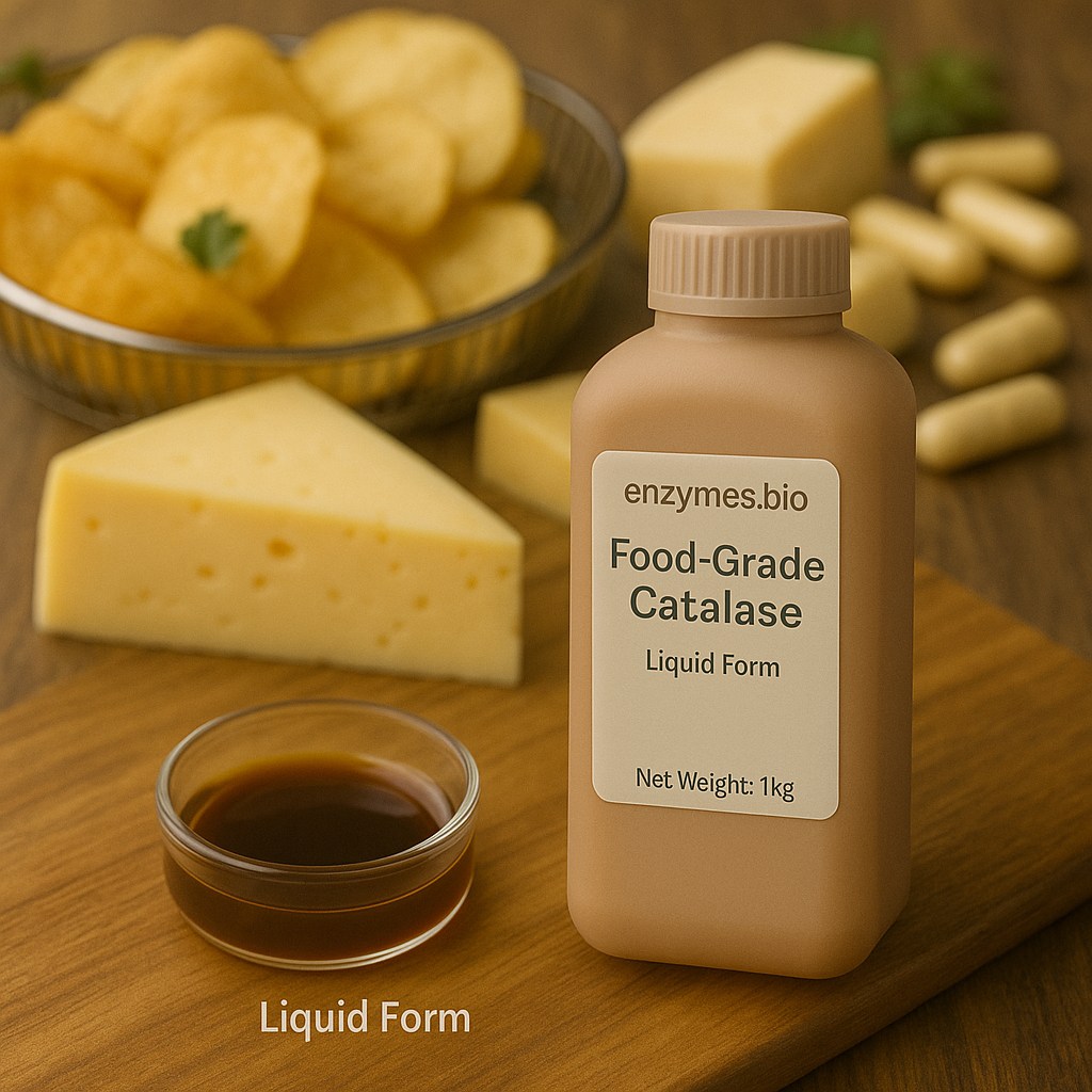 Catalase de qualidade alimentar para decomposição de peróxido de hidrogénio 1 Catalase de qualidade alimentar para decomposição do peróxido de hidrogénio